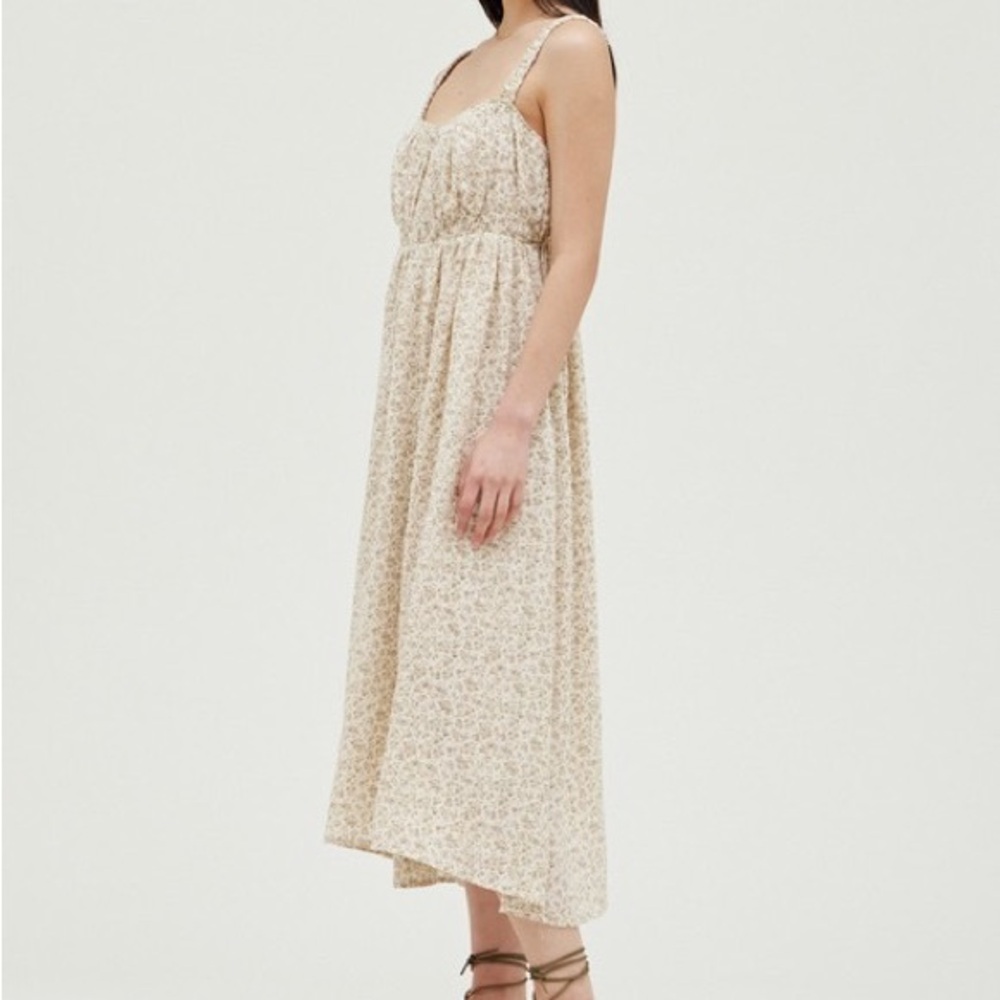 Grade & Gather Ditsy Floral Midi Dress
